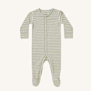NWT - Quincy Mae sage stripes pajama